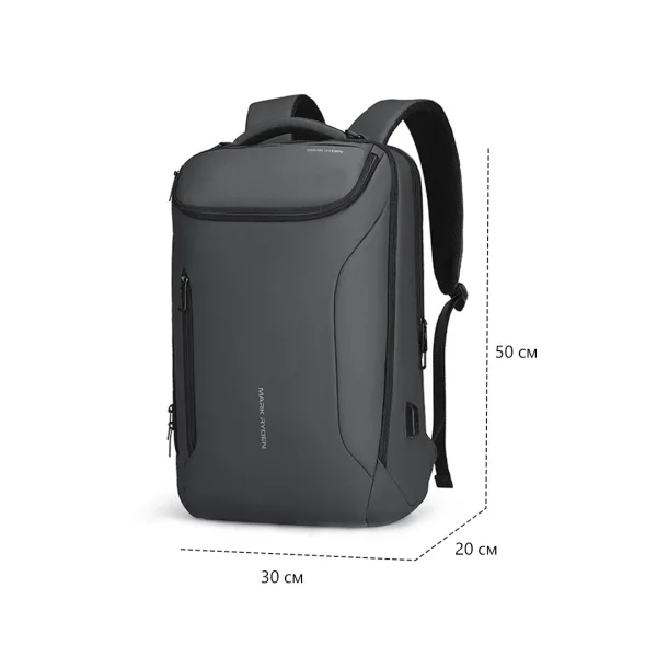 Mark Ryden Compacto Pro Çift Bölmeli Laptop Sırt Çantası MR9031Y_SJ07 GRİ