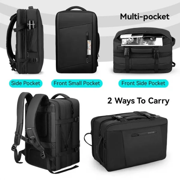 Mark Ryden Expandos Laptop Sırt Çantası Genişletilebilir İç Hacim Şarj Kiti MR9299_KR07