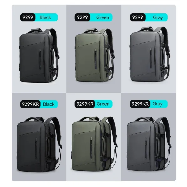 Mark Ryden Expandos Laptop Sırt Çantası Genişletilebilir İç Hacim Şarj Kiti MR9299_KR07