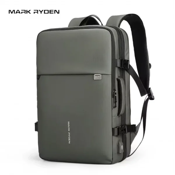 Mark Ryden Pathrato Laptop Yeşil Renk Sırt Çantası Kilitli Usb Şarj Kitli Genişletilebilir Çanta MR8057Y_08