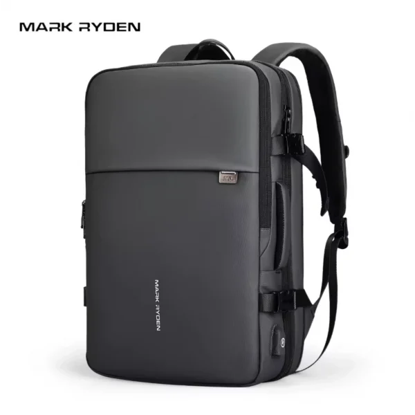 Mark Ryden Pathrato Laptop Gri Renk Sırt Çantası Kilitli Usb Şarj Kitli Genişletilebilir Çanta MR8057Y_07