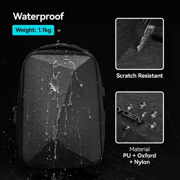 Mark Ryden Protector Rain Laptop Sırt Çantası Kilitli Usb Şarj Kitli Çanta Mr9405YY_00 45x15x30, Cm