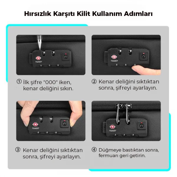 Mark Ryden Laptop Suya Dayanıklı Siyah Renk Sırt Çantası Tek Bölmeli MR2958_00