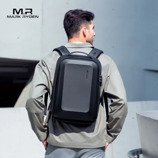 Mark Ryden Laptop Suya Dayanıklı Siyah Renk Sırt Çantası Çift Bölmeli MR2958_KR00