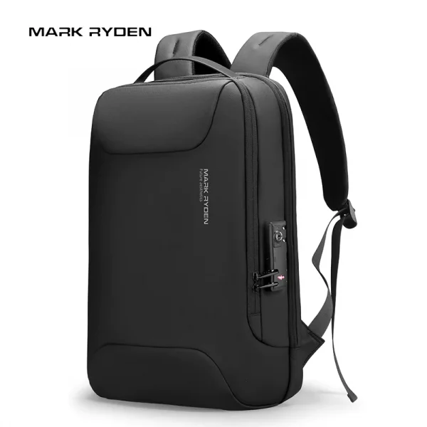 Mark Ryden COMPILO 15.6 İnch Kilitli Siyah Renk Laptop Erkek Sırt Çantası MR9000_00