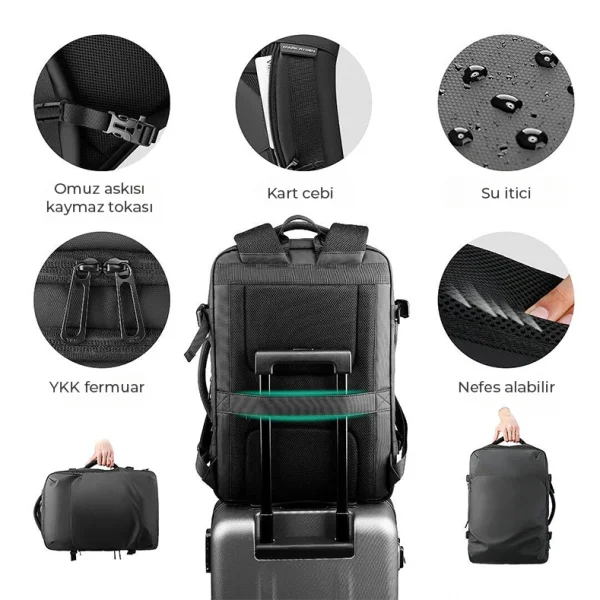 Mark Ryden Mochila l Geniş Kapasiteli Laptop Sırt Çantası MR9711_00