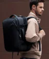 Mark Ryden Infinitely Genişletilebilir Çoklu Bölmeli Laptop Giysi Siyah Renk Sırt Çantası G1_MR9993_KR00 L