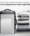 Mark Ryden Infinitely Genişletilebilir Çoklu Bölmeli Laptop Giysi Siyah Renk Sırt Çantası G1_MR9993_KR00 L