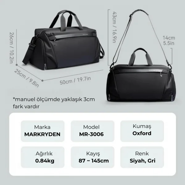 Mark Ryden Deformable Valiz Spor Çantası L_MR3006_17