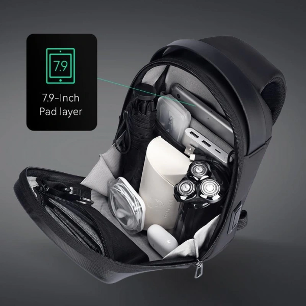 Mark Ryden Ratio Arc Mini Omuz Çantası MR3998Pro_00 Siyah