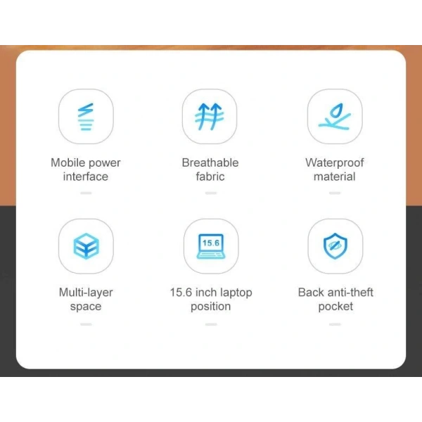 Mark Ryden CASIO II-Supreme Şarj Kitli Suya Dayanıklı Laptop Sırt Çantası MR9191DY-SJ00