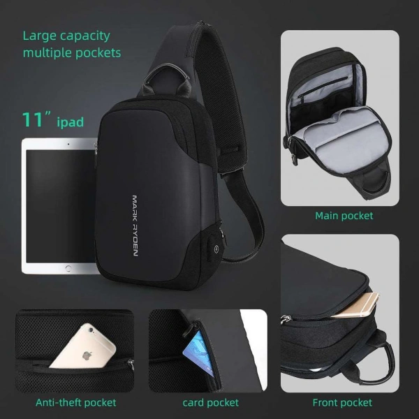 Mark Ryden Mini Julius Kol Omuz Çantası iPad Tablet Uyumlu Şarj Kiti MR7056_00