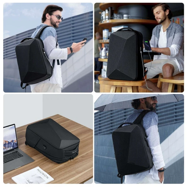 Mark Ryden Protector Rain Laptop Sırt Çantası Kilitli Usb Şarj Kitli Çanta Mr9405YY_00 45x15x30, Cm