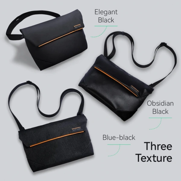 Mark Ryden Streamline MR468_09 Omuz Çantası 23 x 16 x 5 CM Obsidian Black