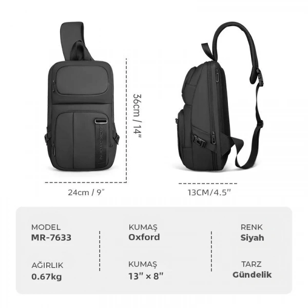 Mark Ryden Bulk Kol Omuz Çantası iPad Tablet Uyumlu MR7633_00