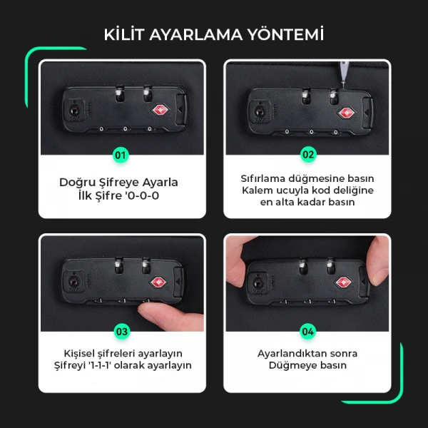 Mark Ryden Protector II Laptop Sırt Çantası Kilitli Usb Şarj Kitli Çanta Mr9405SJ_00 45x15x30