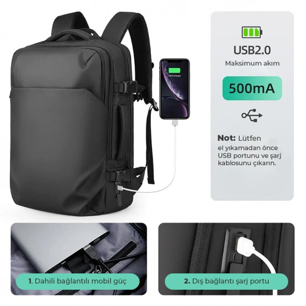 Mark Ryden Mochila l Geniş Kapasiteli Laptop Sırt Çantası MR9711_00