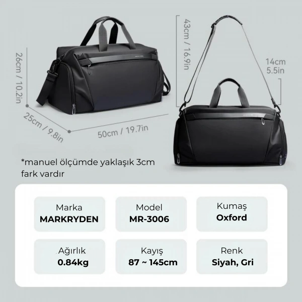 Mark Ryden Deformable Valiz Spor Çantası L_MR3006_17