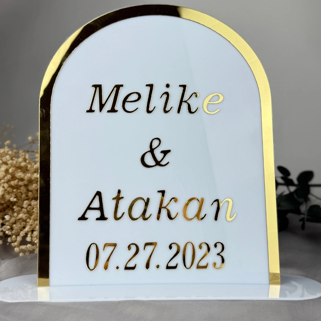 Düğün Nişan Masa İsimliği