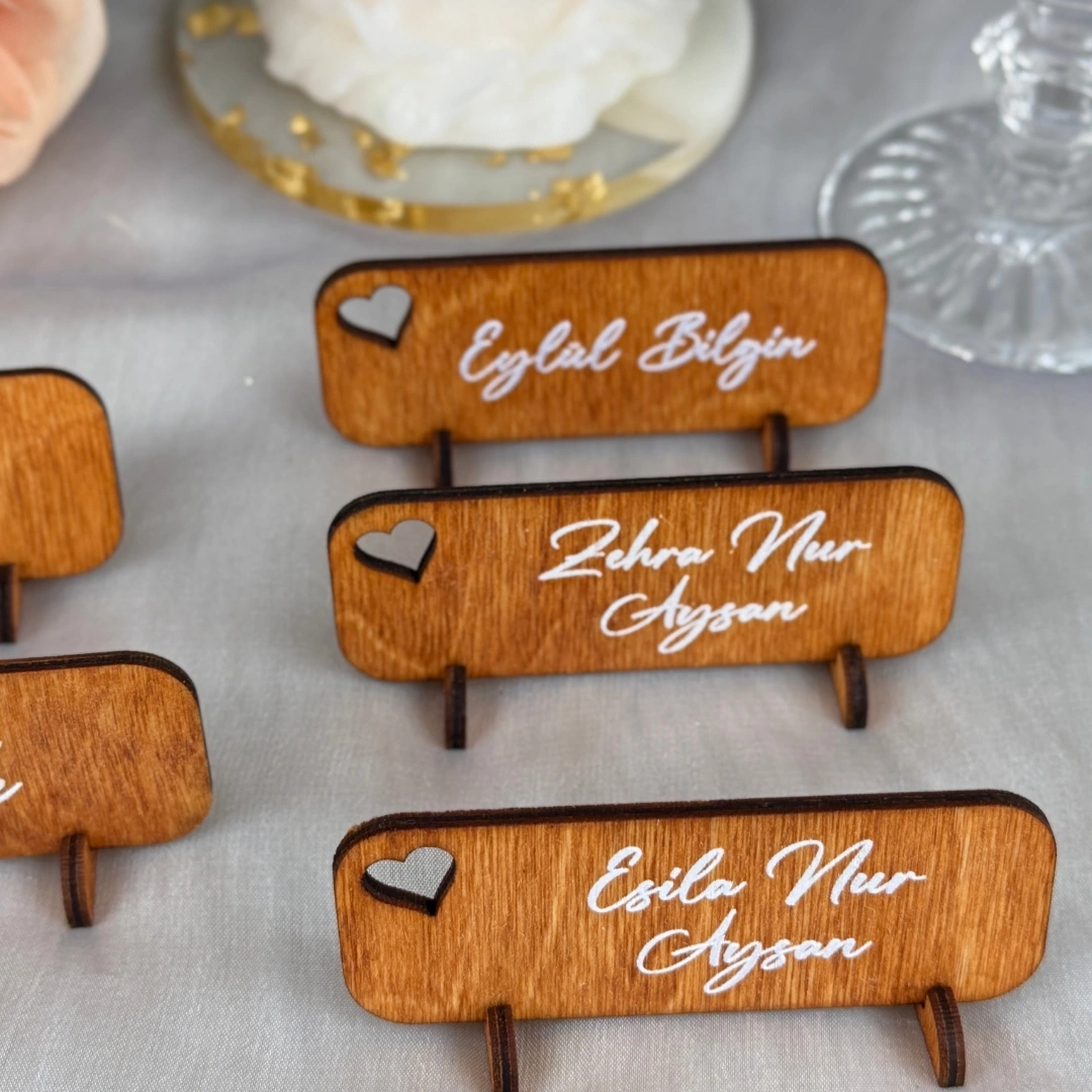 Masa İsimliği - 20 Adet