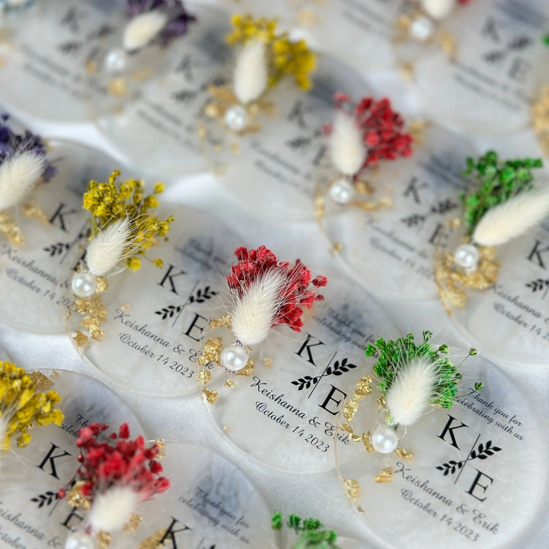 Taş Süslemeli Epoksi Magnet – 20 Adet