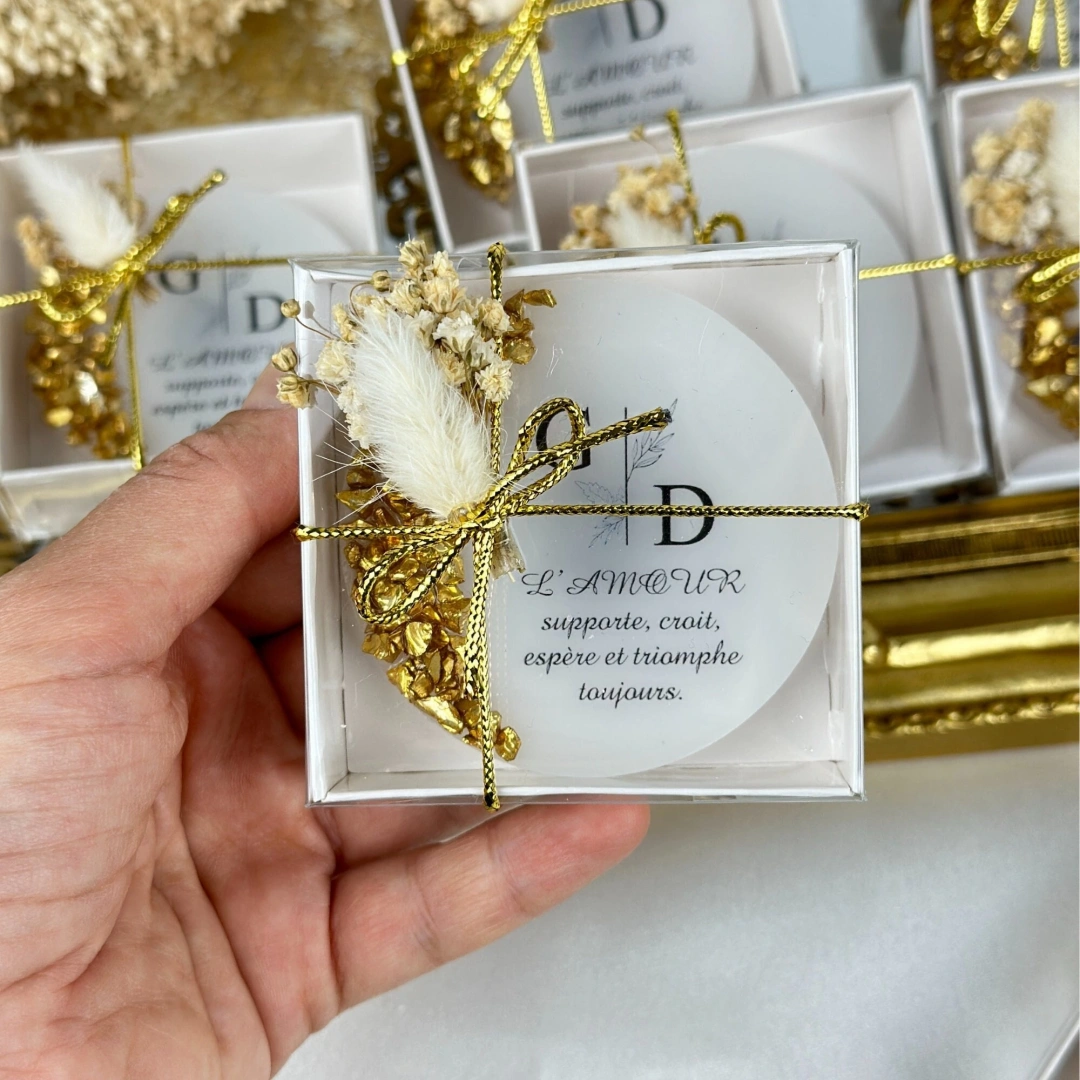 Kişiye Özel Kutulu Epoksi Yuvarlak Magnet Seti – 20 Adet