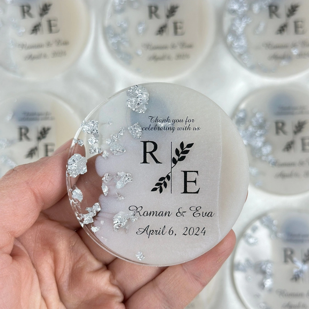 Zarif Taşsız Kişiye Özel Epoksi Magnet Seti - 20 Adet