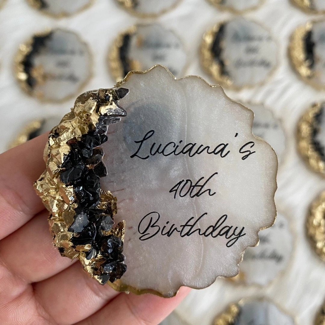 Kişiye Özel Taşlı Epoksi Magnet Seti – 20 Adet Zarif Hatıra