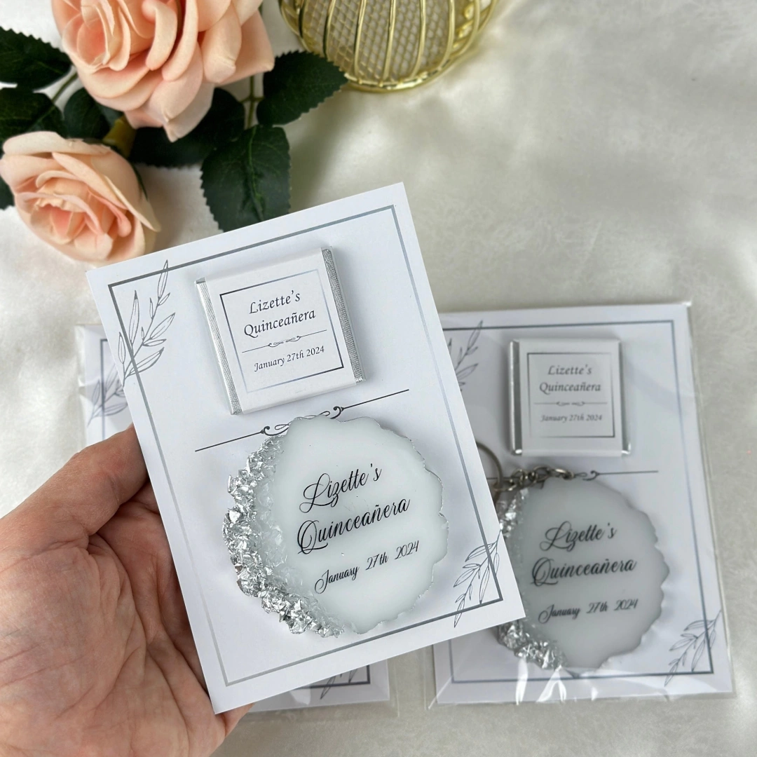 Çikolatalı Epoksi Magnet Seti – 20 Adet Kişiye Özel UV Baskılı Hediyelik