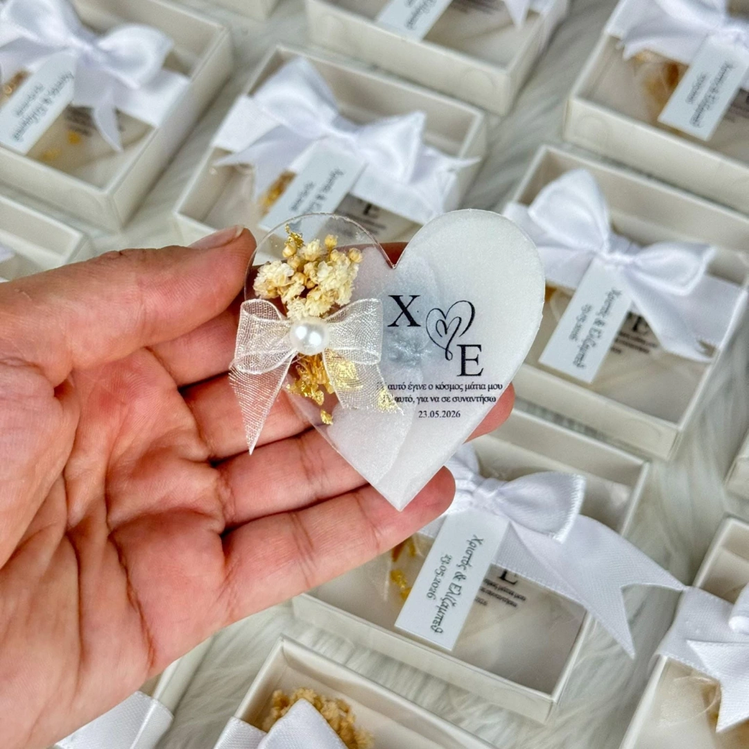 Kalpten Anılar Kutulu Kişiye Özel Epoksi Magnet Seti – 20 Adet