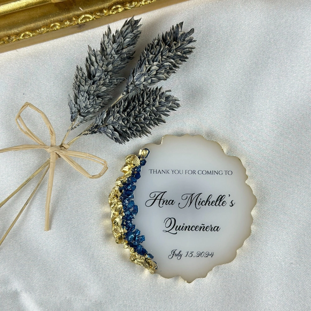 Kişiye Özel Taşlı Epoksi Magnet – 20 Adet Kutulu/Kutusuz Seçenekli