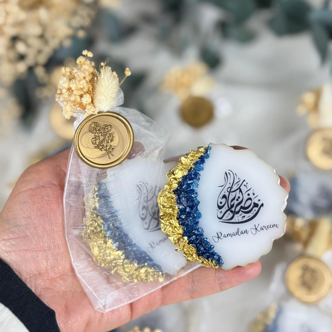 Keseli Mühürlü Ramazan Kareem Epoksi Magnet – 20 Adet