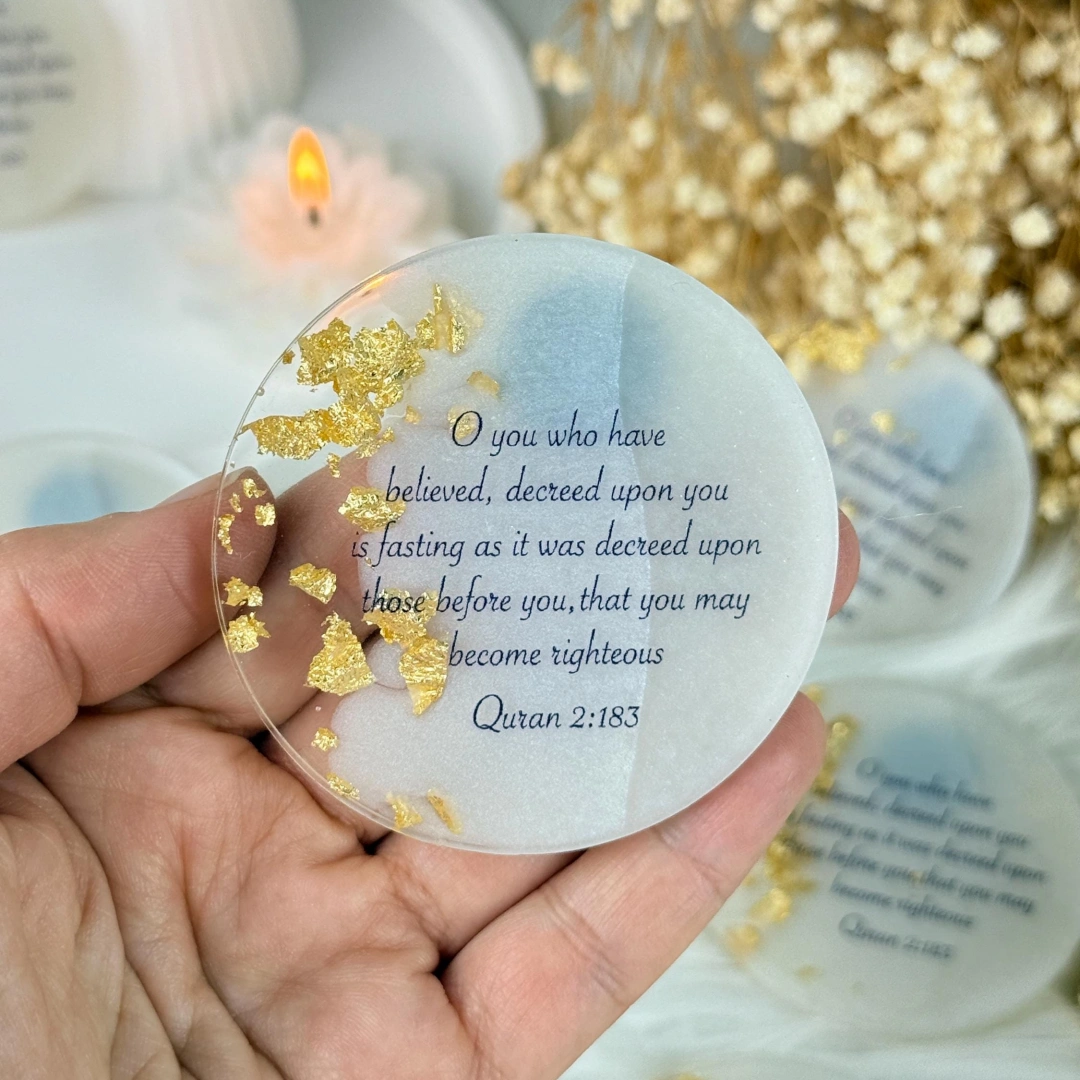 Kişiye Özel Taşsız Epoksi Magnet – 20 Adet Ramazan Temalı Hediye Mıknatıs