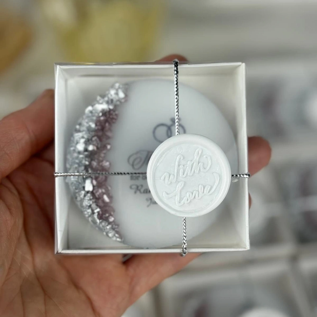 Kutulu Mühürlü Epoksi Magnet – 20 Adet Kişiselleştirilebilir Taşlı Mıknatıs