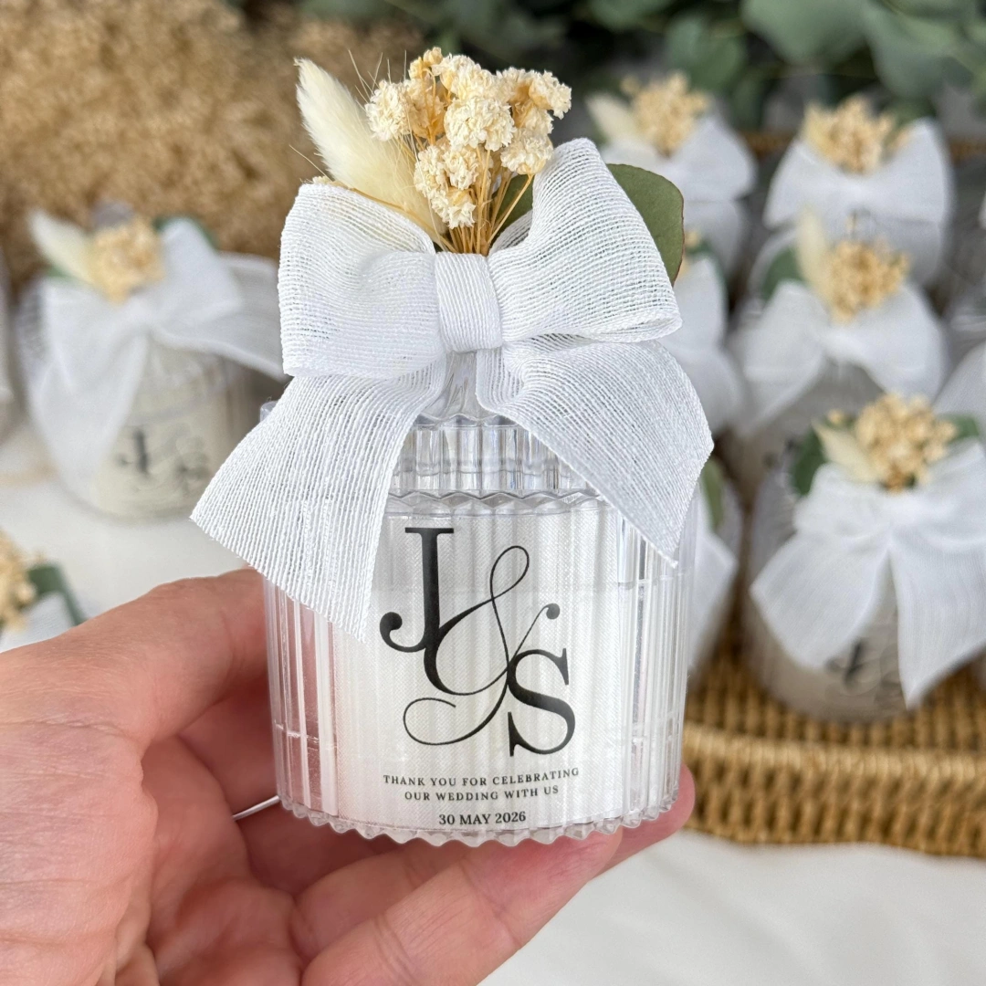 Kişiselleştirilmiş Okaliptüs Mum – 20 Adet