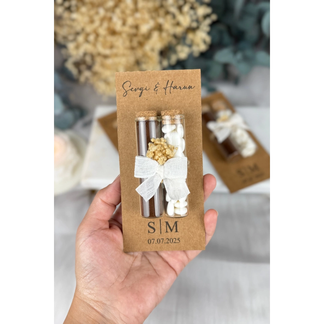 Kartlı Kahve-Şekerleme-Çikolata Set - 20 Adet