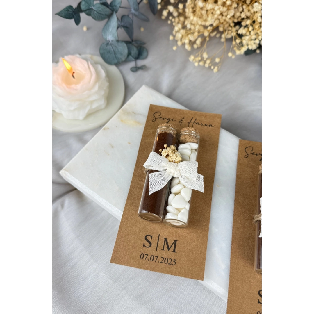 Kartlı Kahve-Şekerleme-Çikolata Set - 20 Adet
