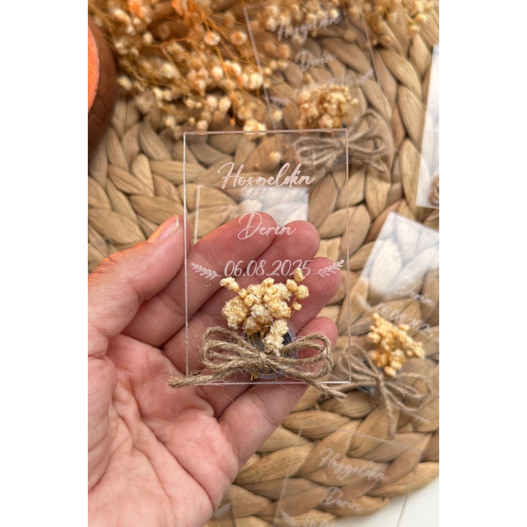 25 Adet Pleksi Magnet, Düğün, Nişan, Söz, Kına, Babyshower, Bebek Mevlidi, Pleksi Magnet Hediyelik