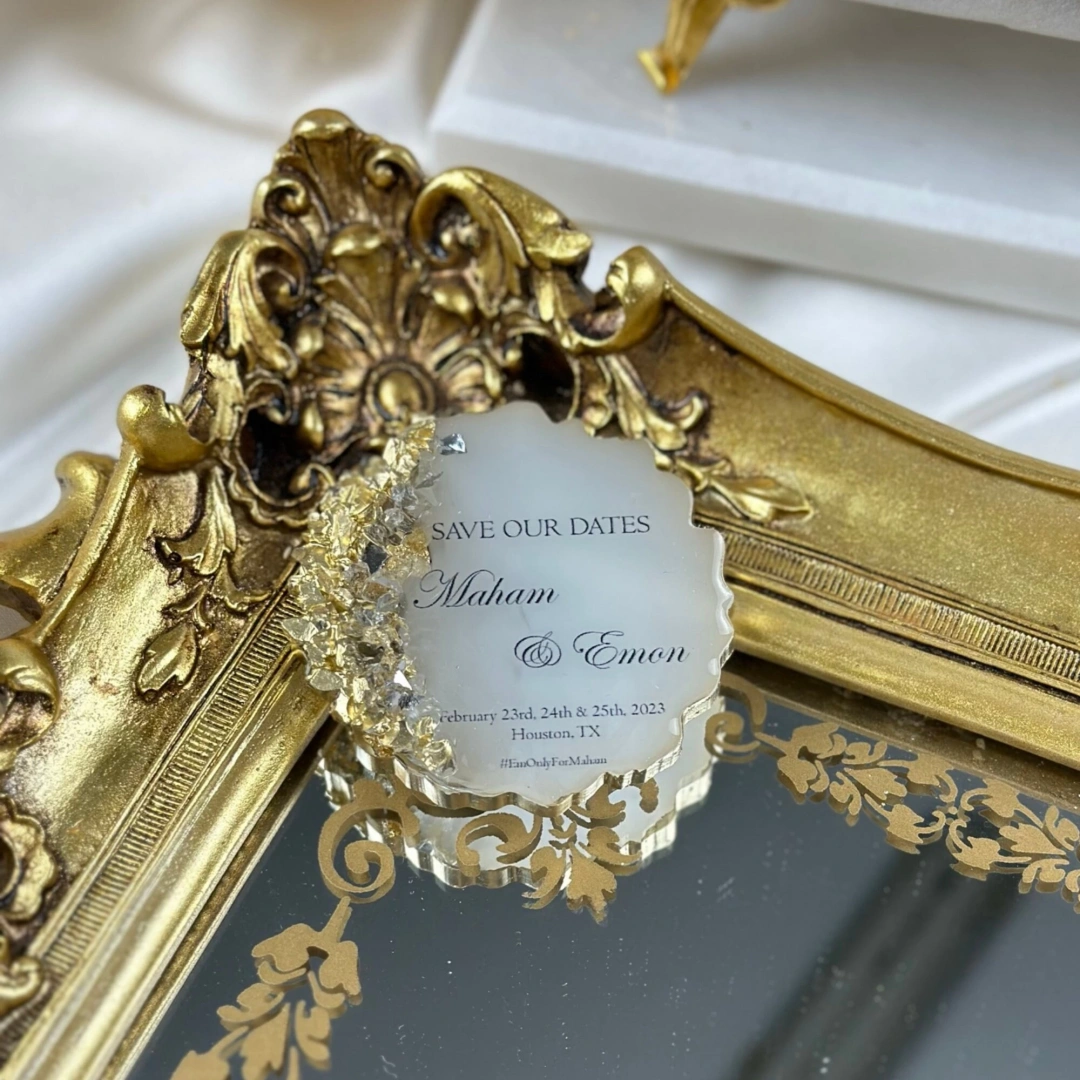 Kişiselleştirilmiş Taşlı Epoksi Magnet Seti – 20 Adet Zarif Hediye