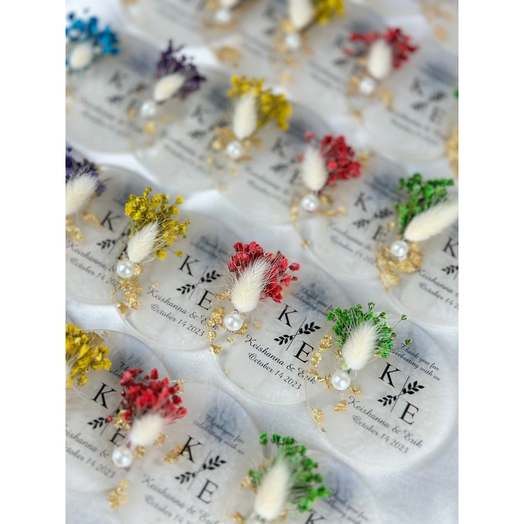 Taş Süslemeli Epoksi Magnet – 20 Adet