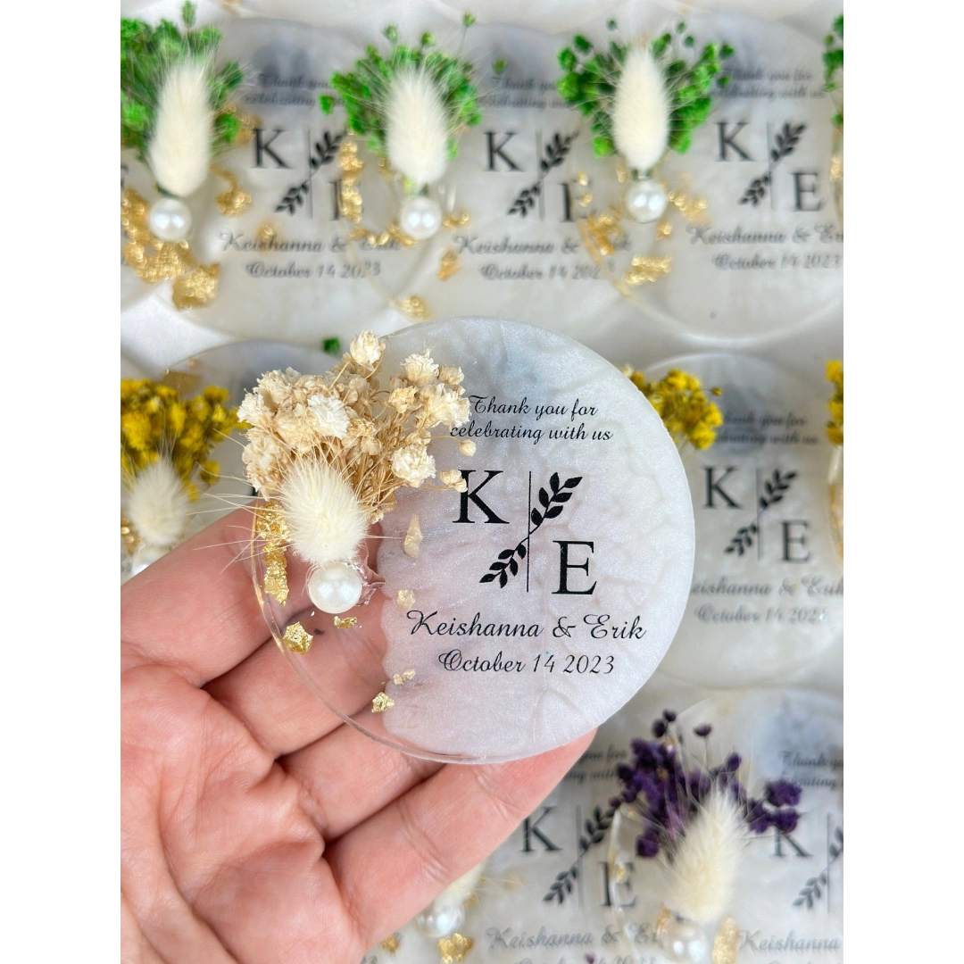 Taş Süslemeli Epoksi Magnet – 20 Adet