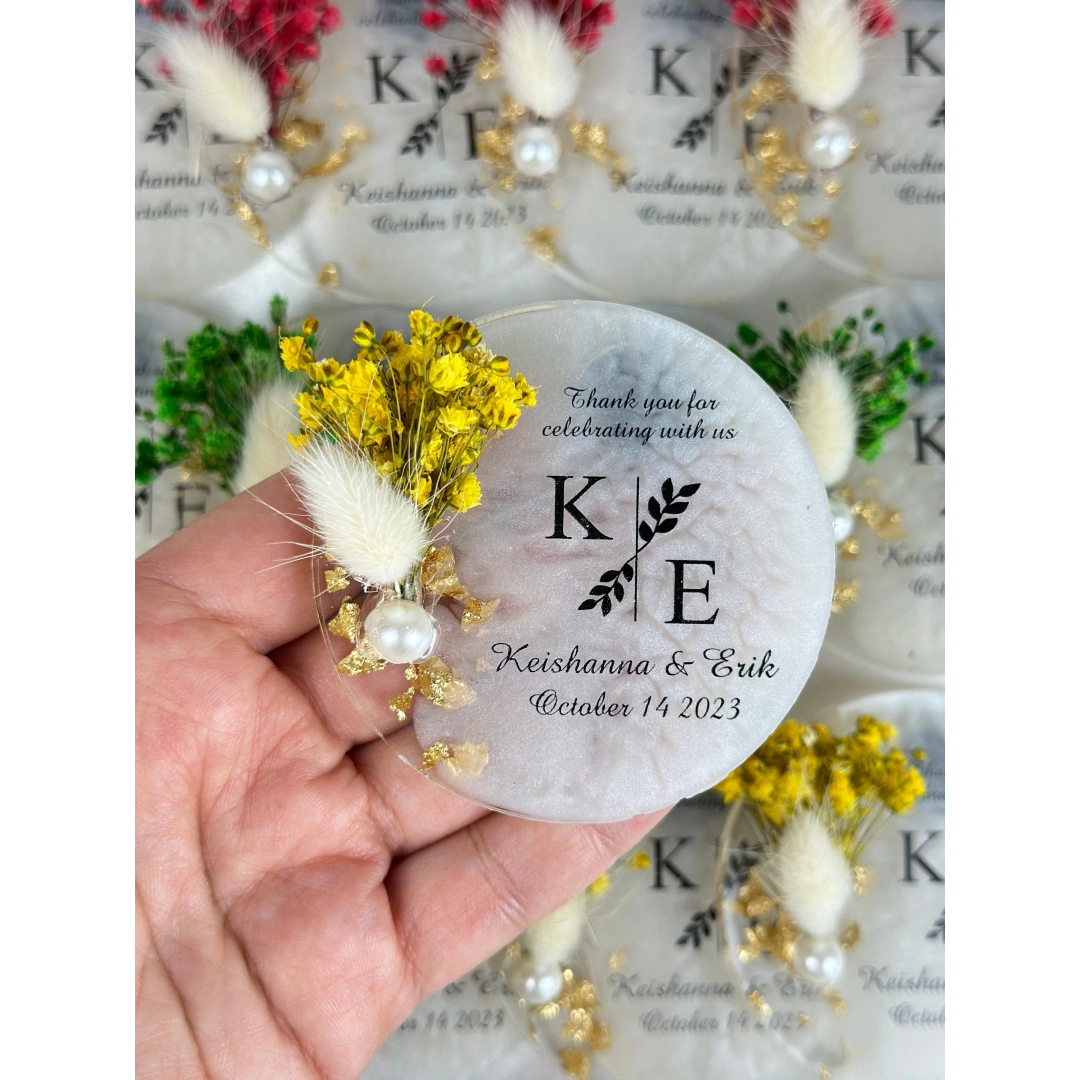 Taş Süslemeli Epoksi Magnet – 20 Adet