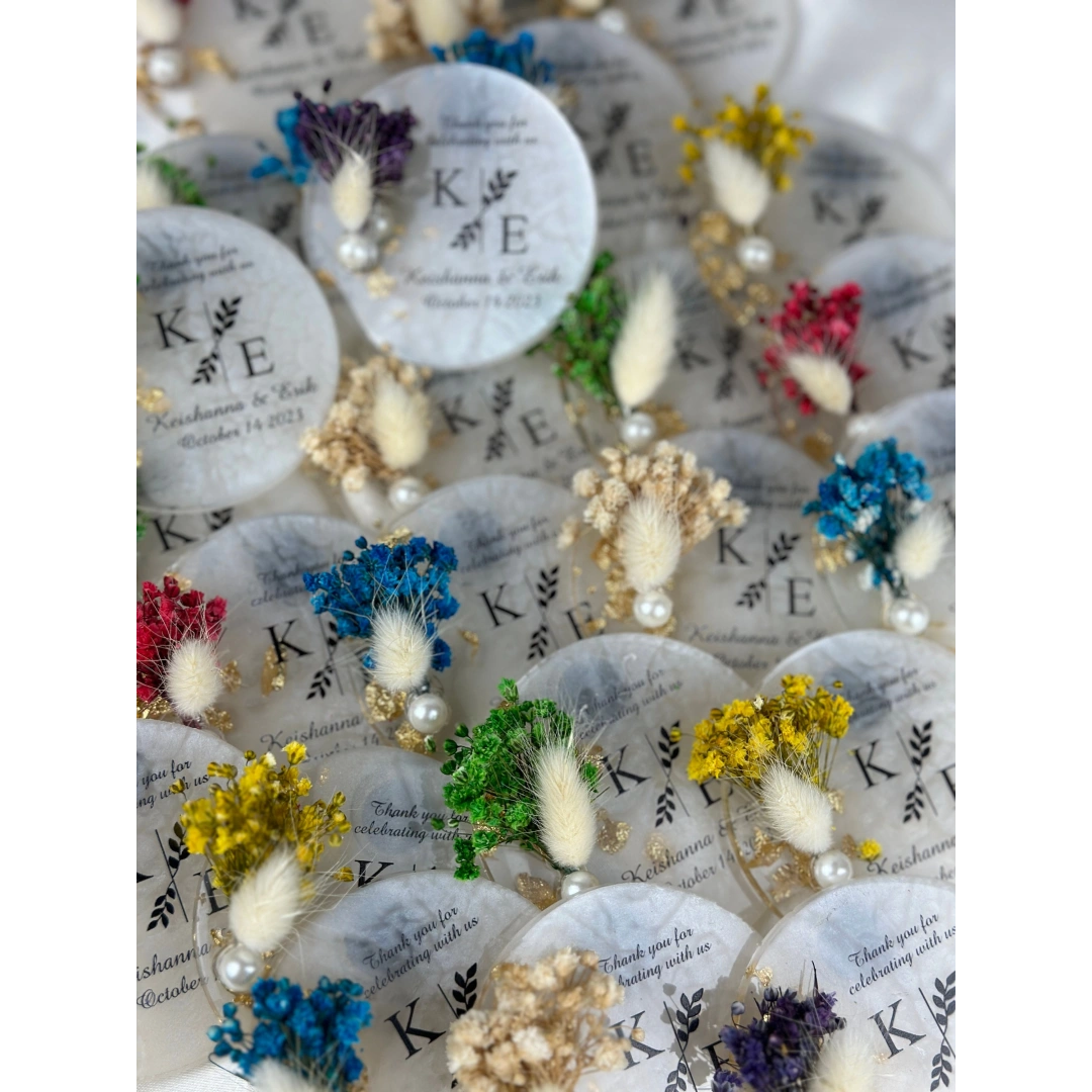 Taş Süslemeli Epoksi Magnet – 20 Adet