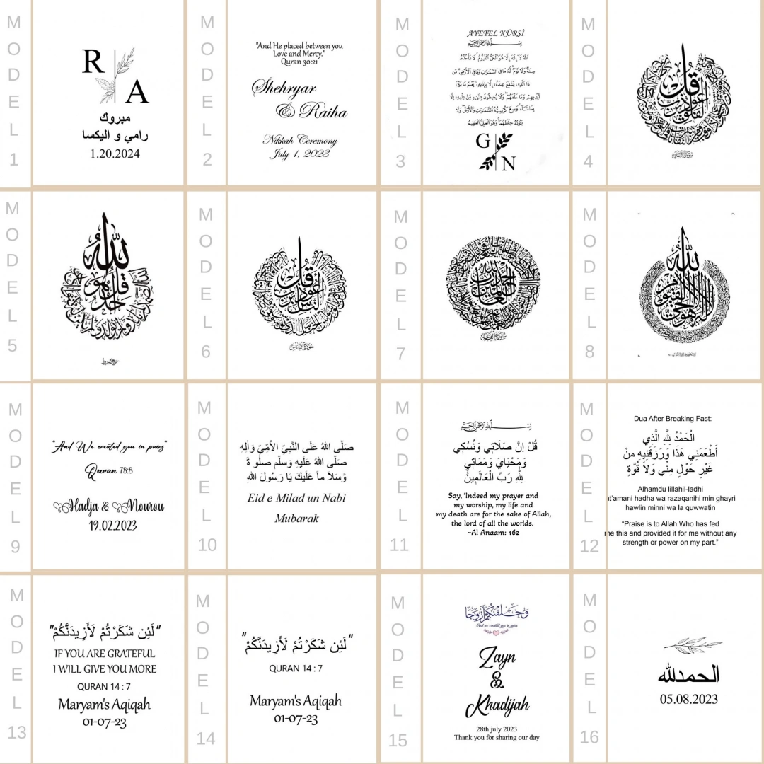 Zarif Taşlı Kişiye Özel Epoksi Magnet Seti - 20 Adet