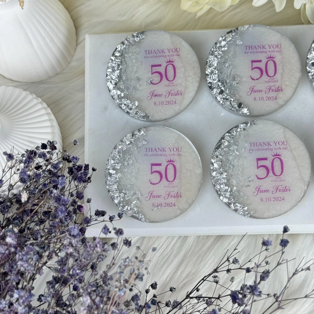 Kişiye Özel Taşlı Epoksi Magnet (20 Adet)