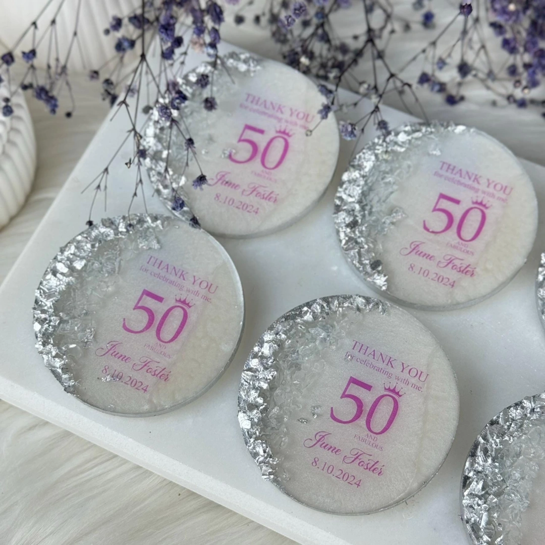 Kişiye Özel Taşlı Epoksi Magnet (20 Adet)