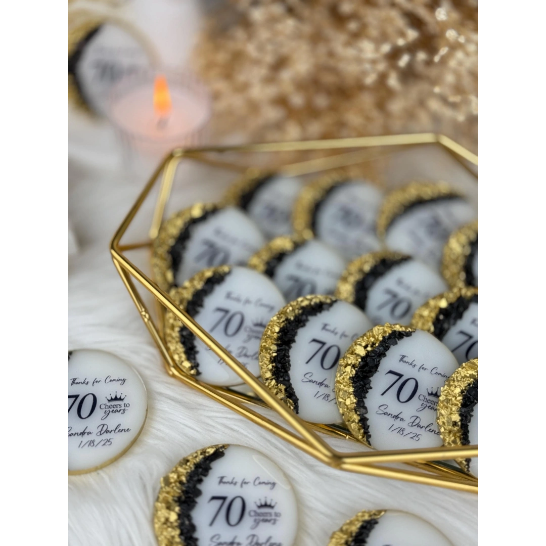 Kişiye Özel Taşlı Epoksi Magnet – 20 Adet Yetişkin Doğum Günü Hediyesi