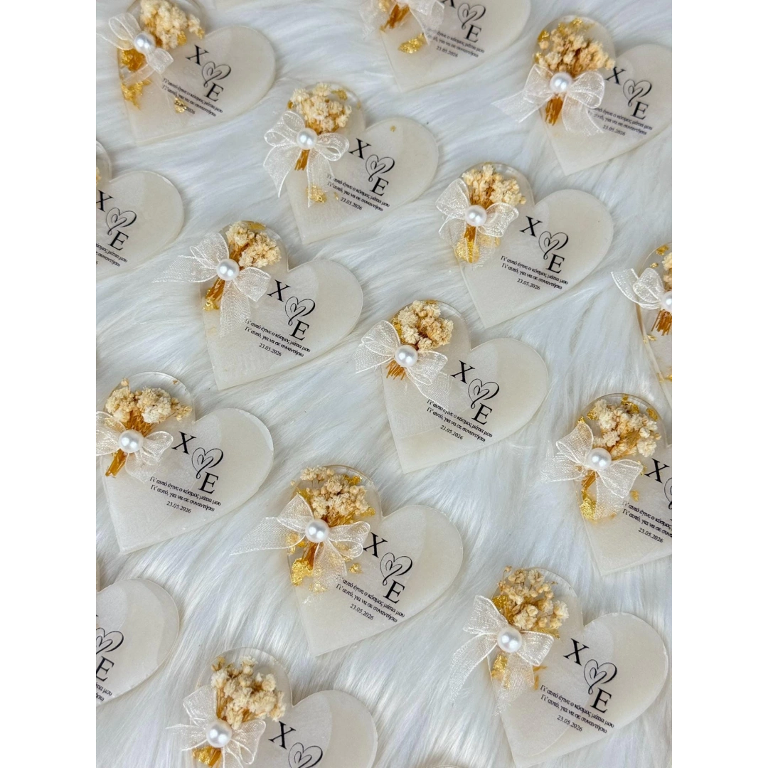 Kalpten Anılar Kutulu Kişiye Özel Epoksi Magnet Seti – 20 Adet