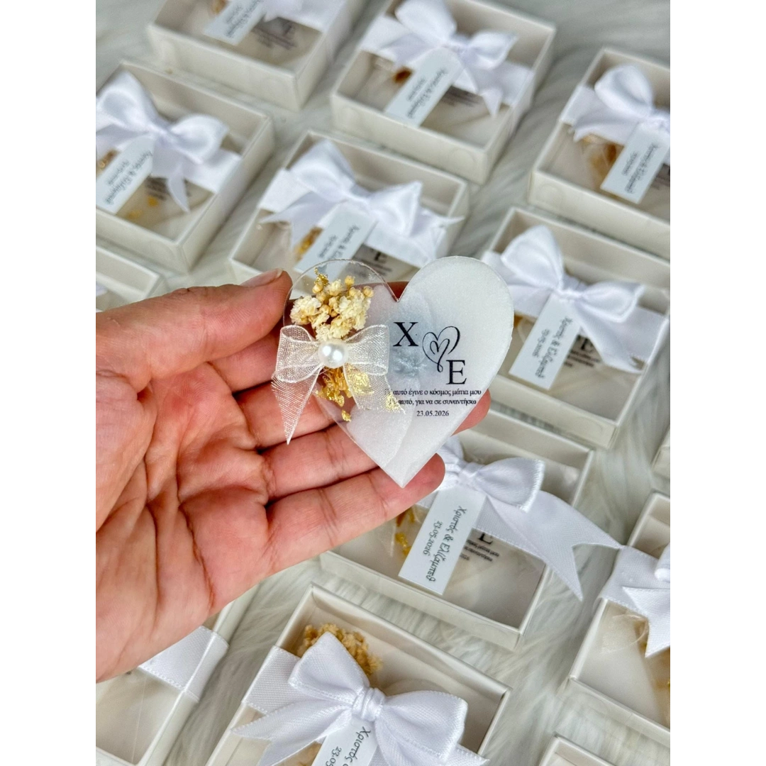 Kalpten Anılar Kutulu Kişiye Özel Epoksi Magnet Seti – 20 Adet