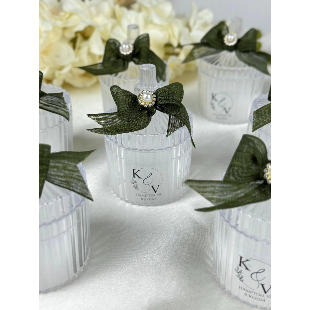 Kişiye Özel Dekoratif Mika Kutulu Mum Seti – 20 Adet